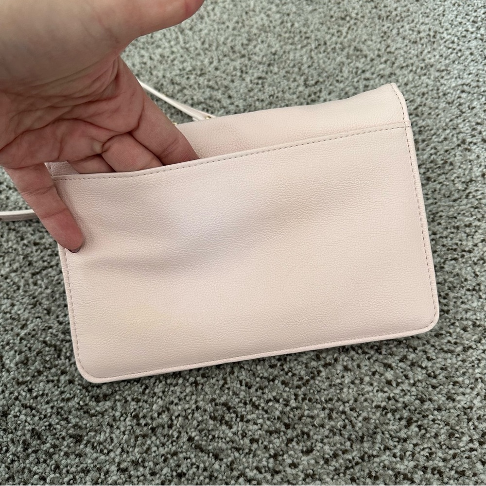 BETSEY JOHNSON Pink Sequin Bow Crossbody Matching Change Purse Set R $156 - Picture 13 of 16